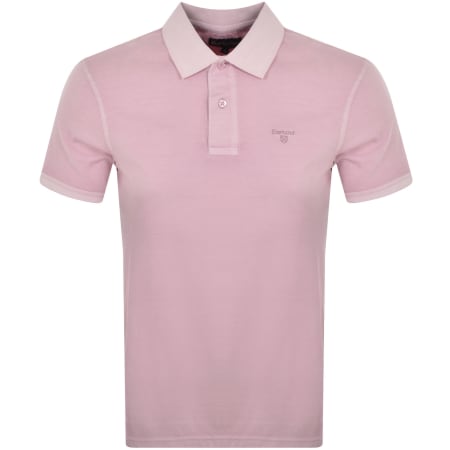 Barbour t shirt mens Pink sales